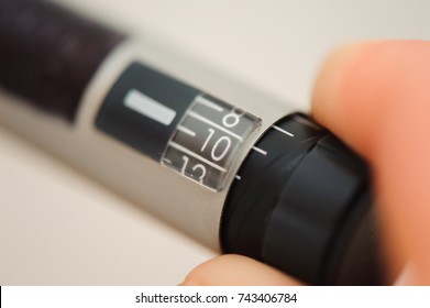 Scale On The Bottom Of Insulin Pen, Self Injection Medical Equipment For Diabetes Patients