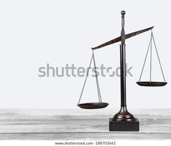 Scales Justice Weight Scale Balance Stock Photo (Edit Now) 288703661