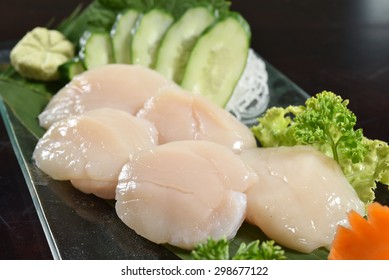 Scallop For Sashimi - Japanese Food Style