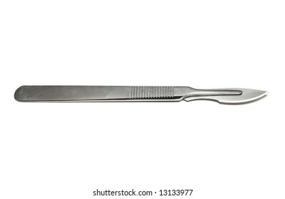 Scalpel With Sharp Blade