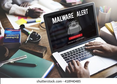 Scam Virus Spyware Malware Antivirus Concept