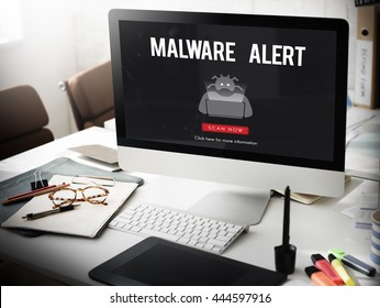 Scam Virus Spyware Malware Antivirus Concept
