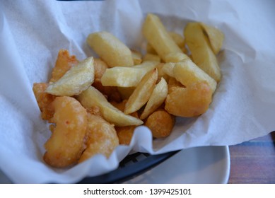 Scampi And Chips, Local British Cuisine