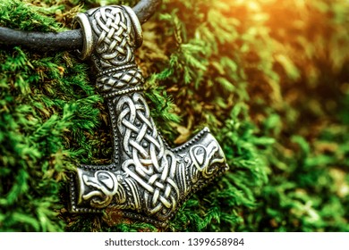 Scandinavian Amulet In The Form Of The Thor's Hammer - 