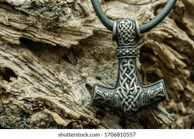 Scandinavian Amulet In The Form Of The Thor's Hammer - 