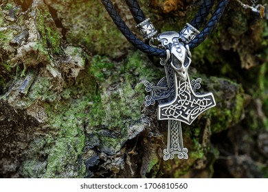 Scandinavian Amulet In The Form Of The Thor's Hammer - 