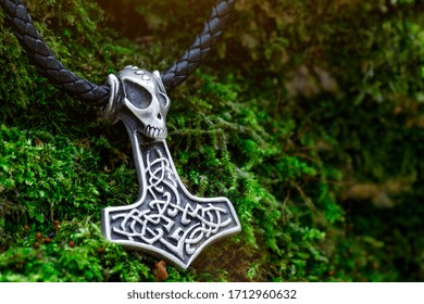 Scandinavian Amulet In The Form Of The Thor's Hammer - 