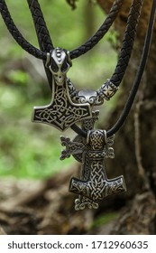 Scandinavian Amulet In The Form Of The Thor's Hammer - 