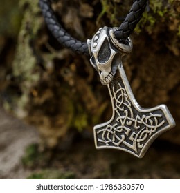 Scandinavian Amulet In The Form Of The Thor's Hammer - 