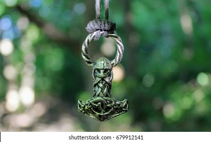 Scandinavian Amulet In The Form Of The Thor's Hammer - 