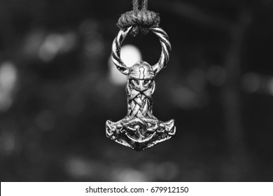 Scandinavian Amulet In The Form Of The Thor's Hammer - 