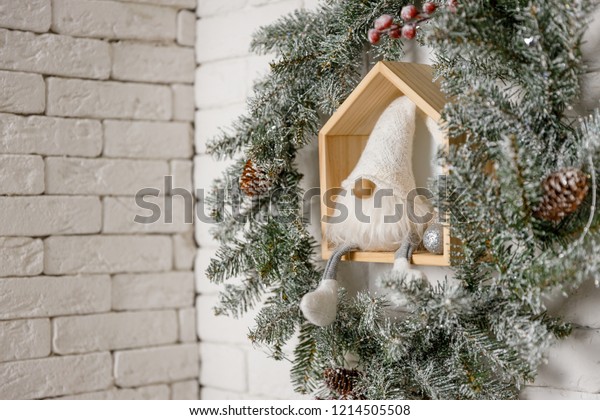 Scandinavian Style Christmas New Year Background Stock Photo Edit