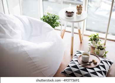 scandinavian style hipster interior, cozy loft room - Powered by Shutterstock