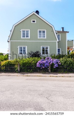 Scandinavian style house in Karlskrona Sweden.