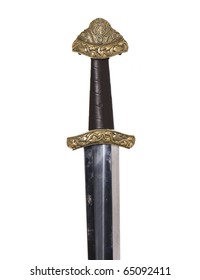 Scandinavian Sword Handle Isolated