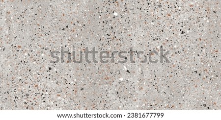 Scanned texture in high quality Terrazzo. Concrete wall with stones of different colors. Multi-colored stones, New Slab Tile