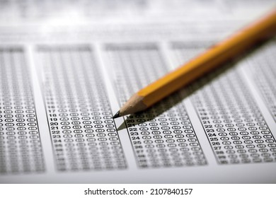 Scantron Optical Scan Exam And Pencil