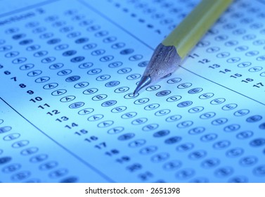 Scantron With Pencil