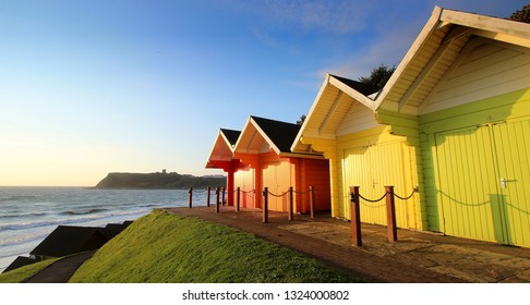 scarborough beach hut images stock photos vectors shutterstock