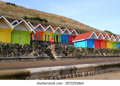 scarborough beach hut images stock photos vectors shutterstock