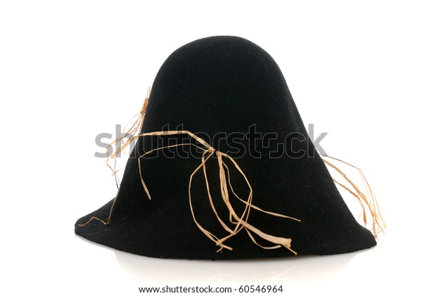 black scarecrow hat