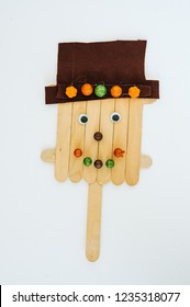 Scarecrow Popsicle Stick Puppet Craft