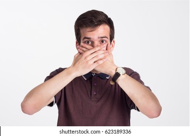 Young Man Being Affraid Images Stock Photos Vectors Shutterstock