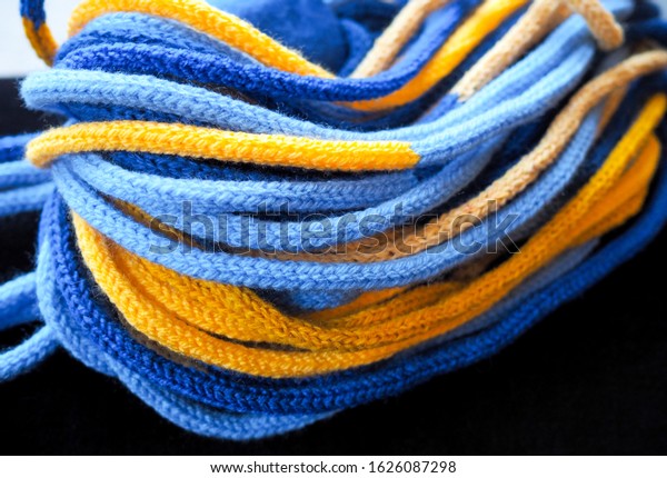 knit rope scarf