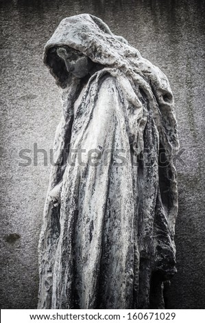 scary cemetery statue horror death Stock photo © 
