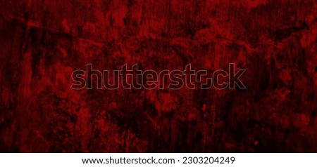 Scary elements.Black abstract texture for background.Aesthetic.Black and red grunge texture. Scary red black background