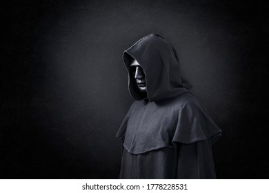 Similar Images, Stock Photos & Vectors of Scary figure with mask in ...