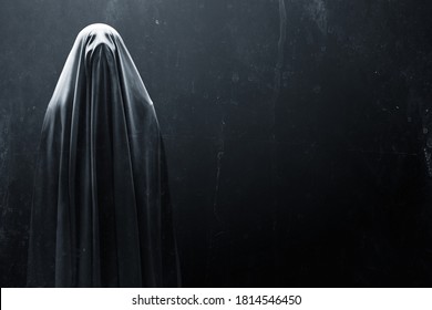 Scary Ghost On Dark Background