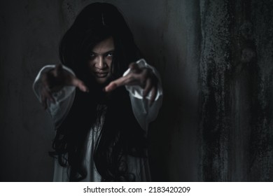 Scary Ghost Woman Asian Ghost Zombie Stock Photo 2183420209 | Shutterstock