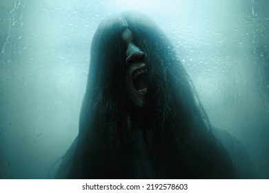 3,297 Scary ghost face halloween theme Images, Stock Photos & Vectors ...