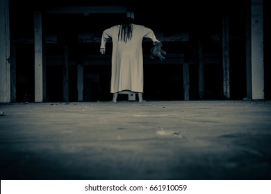 Scary Ghost Woman Haunted House Horror Foto De Stock Editar Ahora