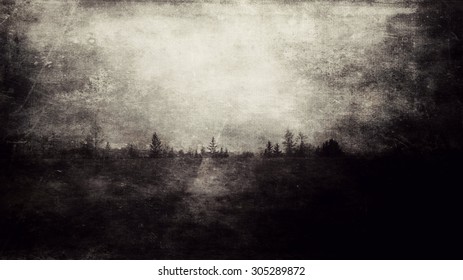 Scary Grunge Landscape