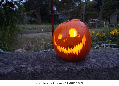 Scary Halloween Jack-O-Lantern Pumpkin Craving Decoration!