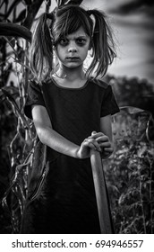 Creepy Little Girl Images Stock Photos Vectors Shutterstock