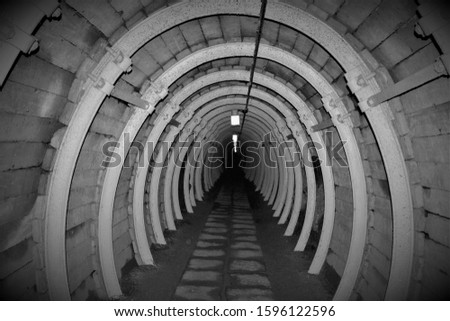 
Scary look into the tunnel inside a military bunker complex in Czech republic