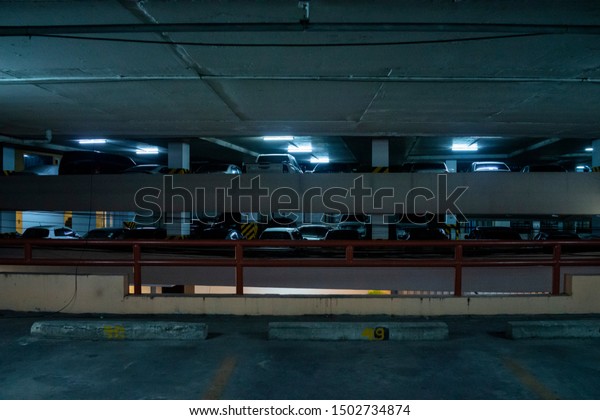 Scary Parking Lot in the\
Nighttime