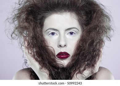 Scary Portrait Witch Woman Stock Photo Shutterstock