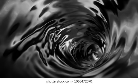 Scary View Of Water Vortex.