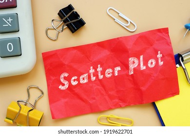  Scatter Plot phrase on the piece of paper.