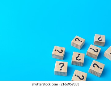 Scattered Blocks With A Question Mark. Lots Of Unknown Facts. Analytics And Analysis Of Information. Curiosity, Exploration. Induction, Deduction. Confusing Business. Questions And Problem Solving.