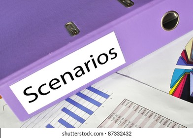 Scenarios  Folder On A Market Report