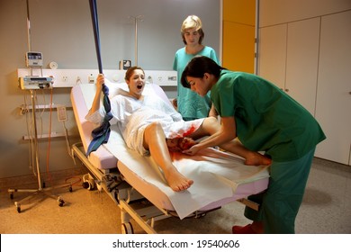 Scene In Delivery Room