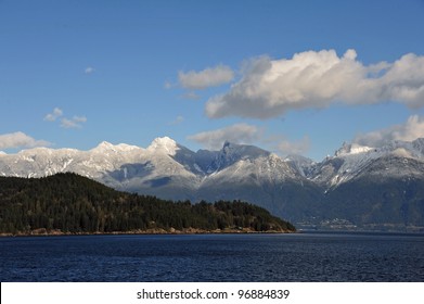 Scene From Ferry To Sunshine Coast, B.C.