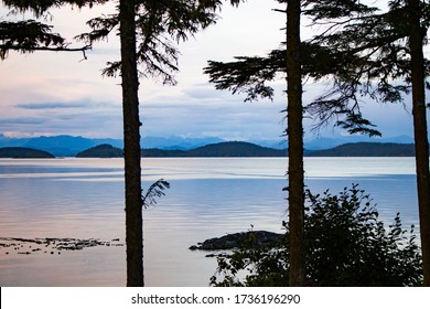 Scene Of Johnstone Strait In British Columbia