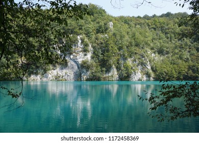 Scene of Lake Plitvice