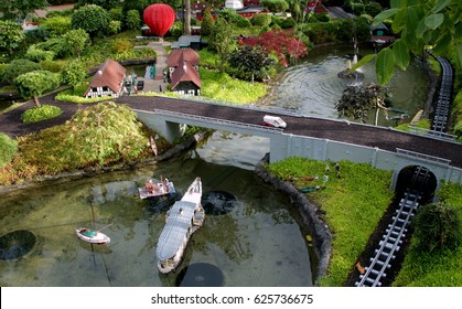 A Scene From Legoland In Billund, Denmark